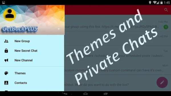 GetBack PLUS Messanger screenshot 1