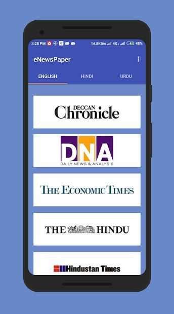 eNewsPaper - ENGLISH - HINDI - URDU E-News Paper screenshot 2