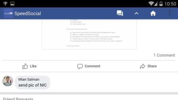 Speed Social for Facebook screenshot 1