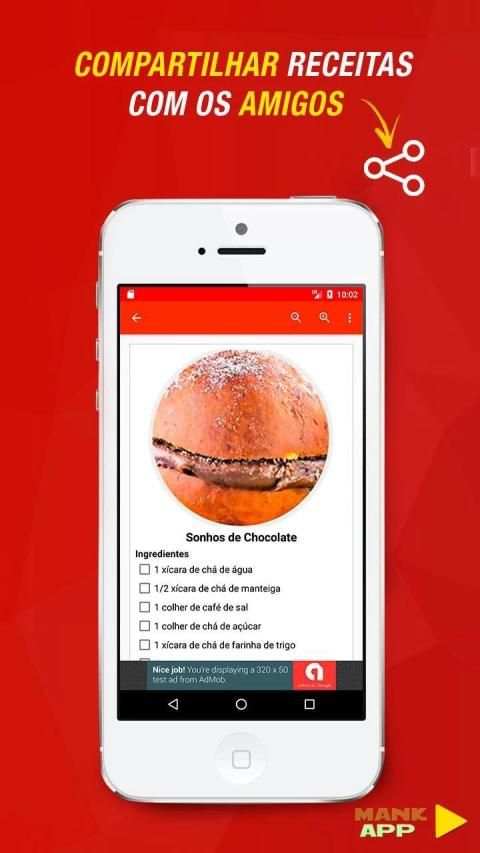 Receitas de Doces e Salgados screenshot 1