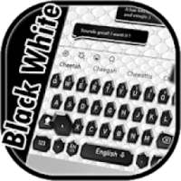 SMS Black White Keyboard on 9Apps