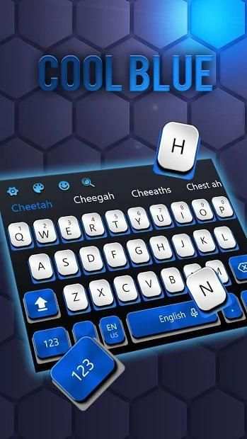 Cool Black Purple Keyboard स्क्रीनशॉट 1
