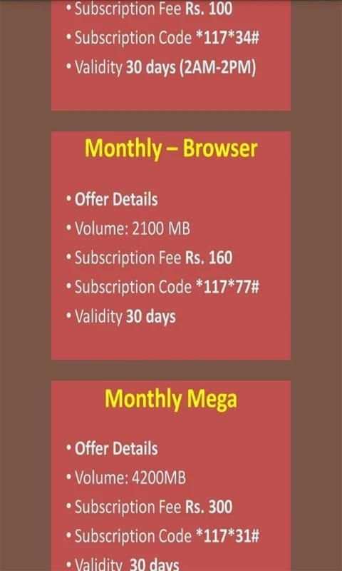 Jazz Internet Packages 2019 screenshot 4