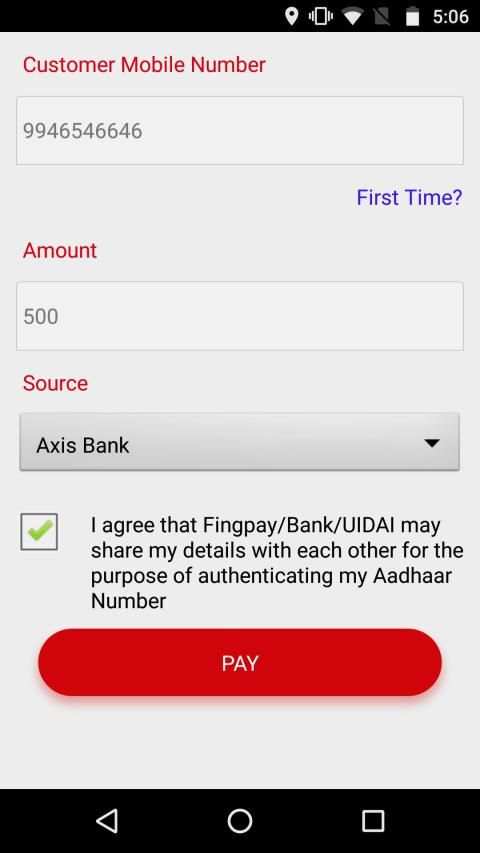 Fingpay - Aadhaar Pay and UPI for Merchants screenshot 6