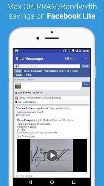 Blue Messenger screenshot 4