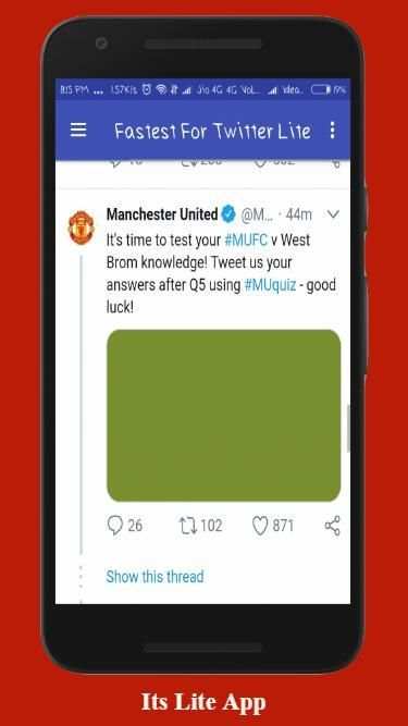 Fastest For Twitter Lite screenshot 2