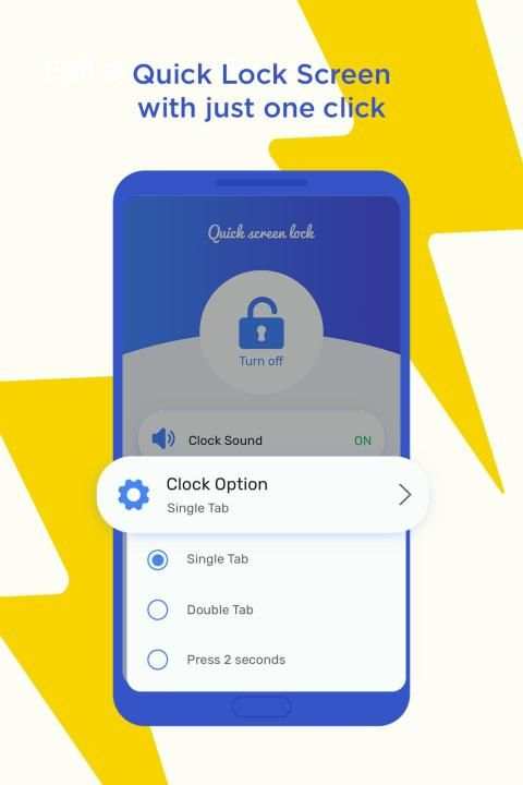 Quick Screen Lock - Lock Screen App स्क्रीनशॉट 1