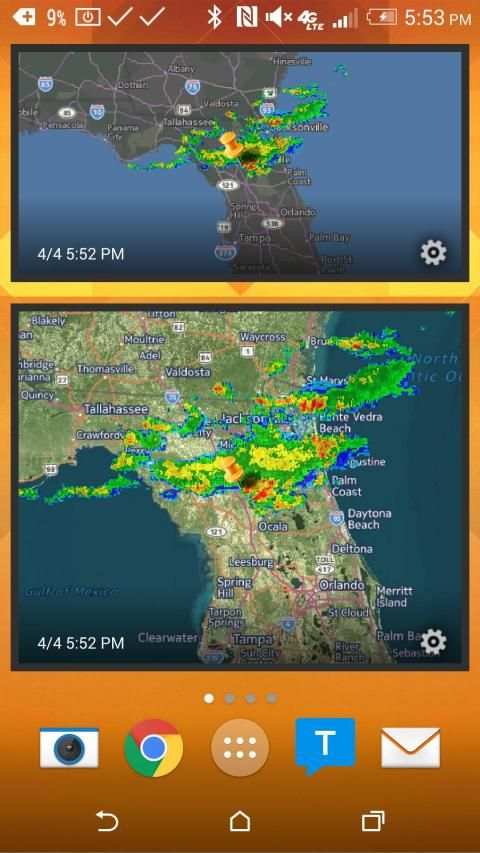 Weather Radar Widget स्क्रीनशॉट 9