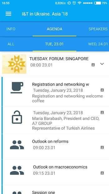 A7 Conferences screenshot 2