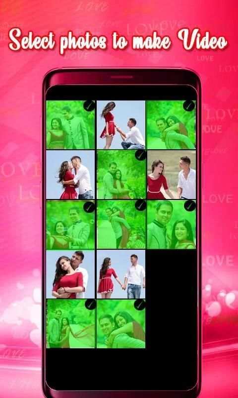 Love Video Editor with Music - Photo Video Maker screenshot 1