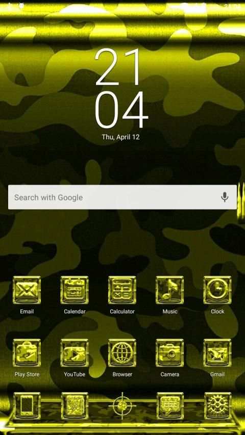 Next Launcher MilitaryY Theme स्क्रीनशॉट 2