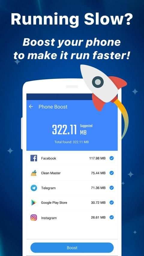 Clean your Phone - Booster & Cleaner & Antivirus screenshot 2