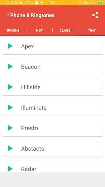 I Phone Ringtones स्क्रीनशॉट 2