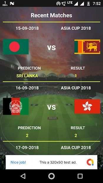 Cricket Predictions स्क्रीनशॉट 4