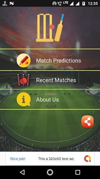 Cricket Predictions स्क्रीनशॉट 2