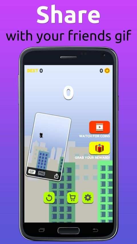 Run and hit ninja game one tap screenshot 5