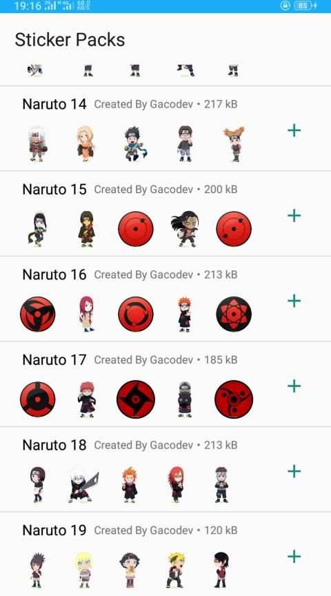 Sticker WA Narutu screenshot 2