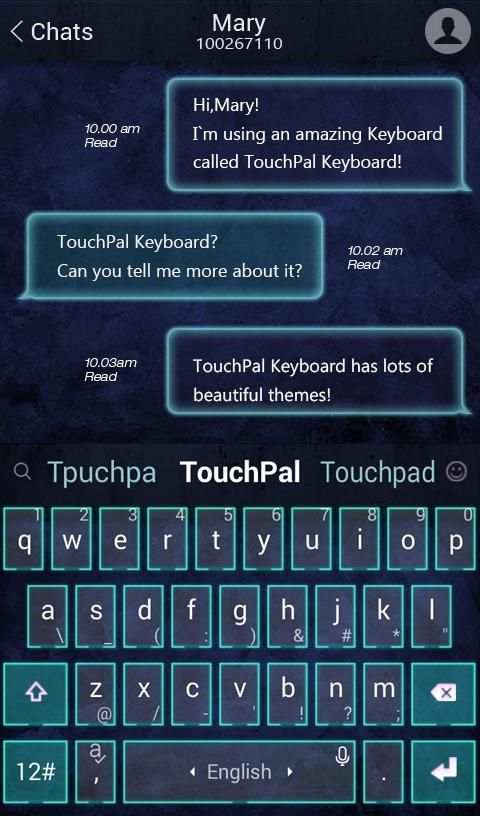 Neon Dream Keyboard Theme screenshot 3