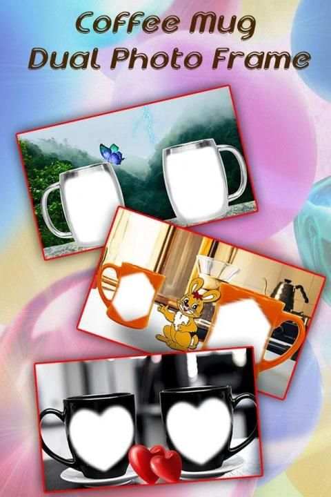Coffee Mug Dual Photo Frame screenshot 1