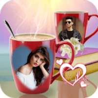 Coffee Mug Dual Photo Frame on 9Apps