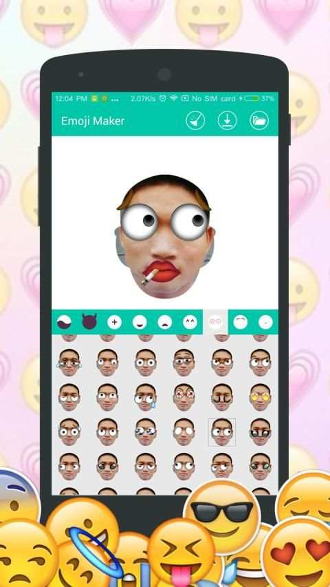 DIY Emoji Maker : Make emoji from your face screenshot 6