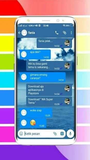 WA Warna Tema Terbaru screenshot 7