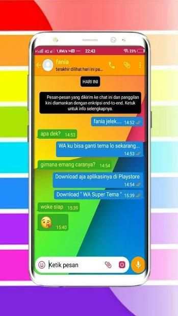 WA Warna Tema Terbaru screenshot 3