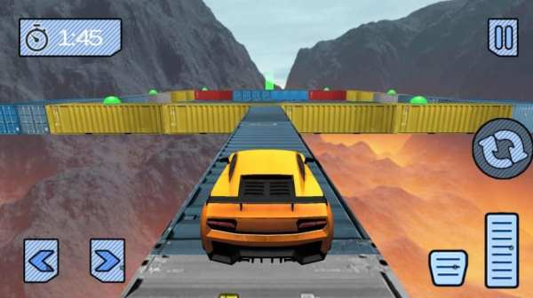 Impossible Stunt Car Tracks Mega Ramp Car Racing स्क्रीनशॉट 8