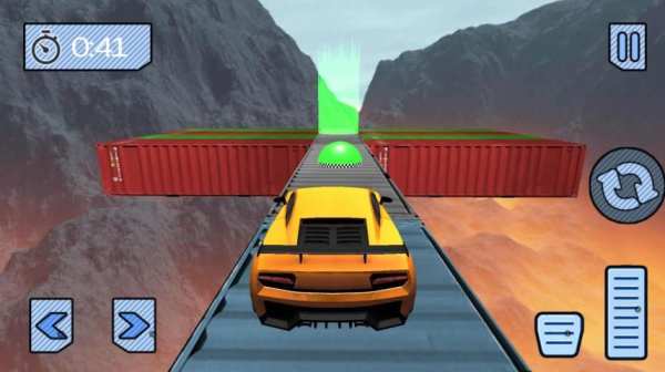 Impossible Stunt Car Tracks Mega Ramp Car Racing स्क्रीनशॉट 3