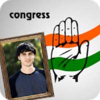 Indian National Congress Selfie Photo Editor