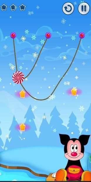 Mickey Cut Rope Candy screenshot 2