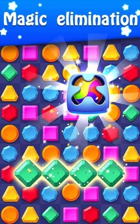 Jewel Drop - Gems & Cube Block Crush screenshot 11