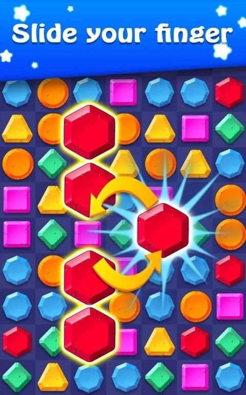 Jewel Drop - Gems & Cube Block Crush screenshot 9