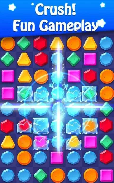 Jewel Drop - Gems & Cube Block Crush screenshot 5