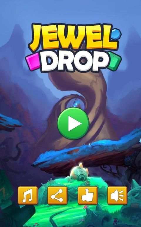 Jewel Drop - Gems & Cube Block Crush screenshot 2