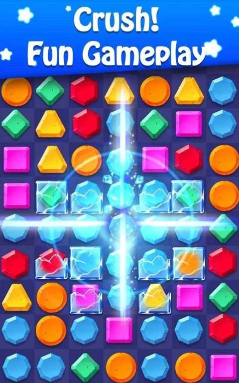 Jewel Drop - Gems & Cube Block Crush screenshot 12
