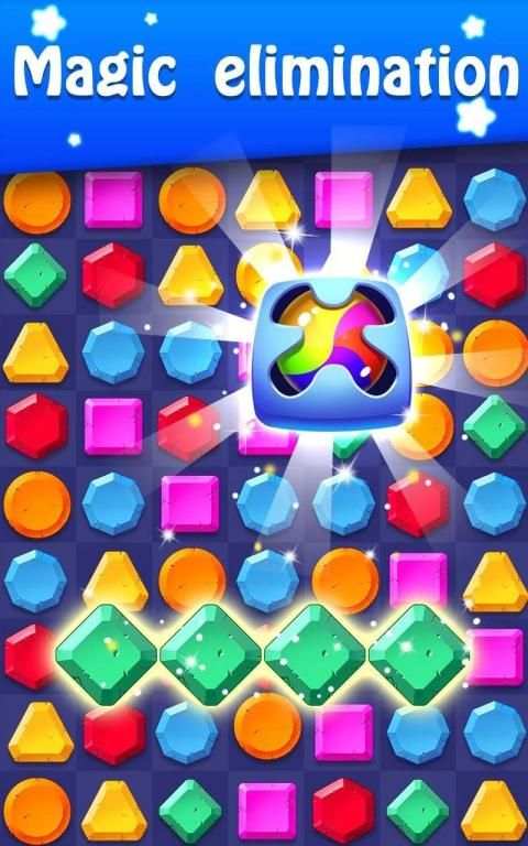 Jewel Drop - Gems & Cube Block Crush screenshot 6