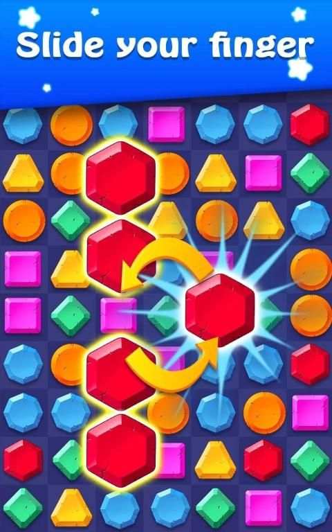 Jewel Drop - Gems & Cube Block Crush screenshot 3