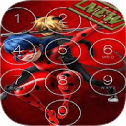 Miraculous Lady Bug &amp; Cat Noir Lock Screen आइकन