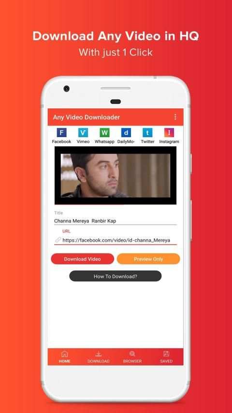 Any Video Downloader screenshot 1