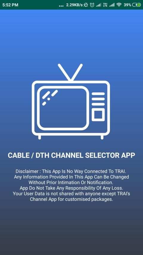 Channel Selector App - TRAI, DTH & Cable Price App screenshot 2