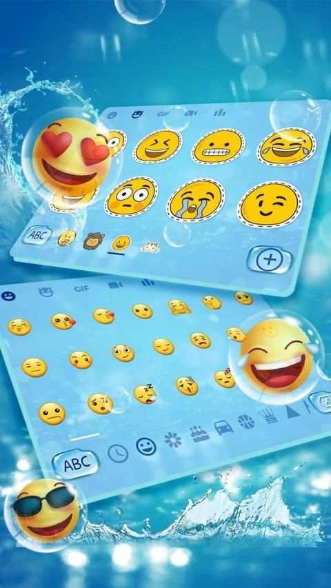 Live Water Keyboard Theme screenshot 3