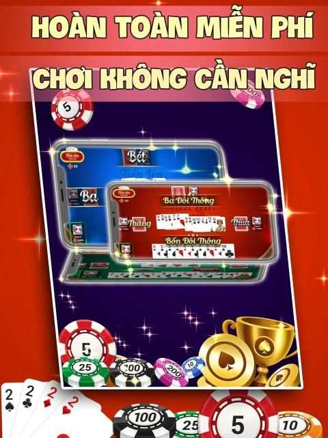 Phom - Ta La - Phỏm - Tá Lả - Danh Bai Offline screenshot 1
