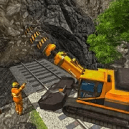 Railroad Tunnel Construction Sim: Train Games आइकन