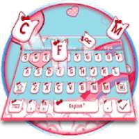 Cute Pink Kitty Cartoon Cat Keyboard Theme* on 9Apps