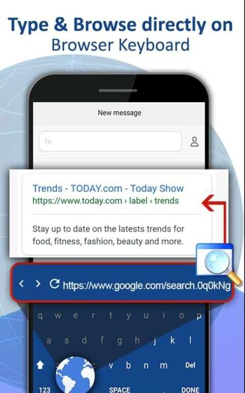 Keyboard with Browser – Browsing from Keyboard screenshot 2