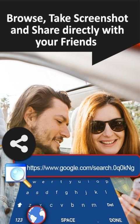 Keyboard with Browser – Browsing from Keyboard screenshot 1
