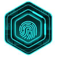 Tech FingerPrint Style Keyboard Theme आइकन