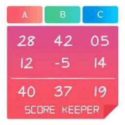 Score Keeper - Scoring made easy.The paperless way