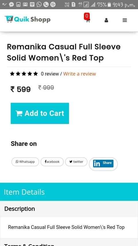 Quik Shopp Online Shopping & Store screenshot 4